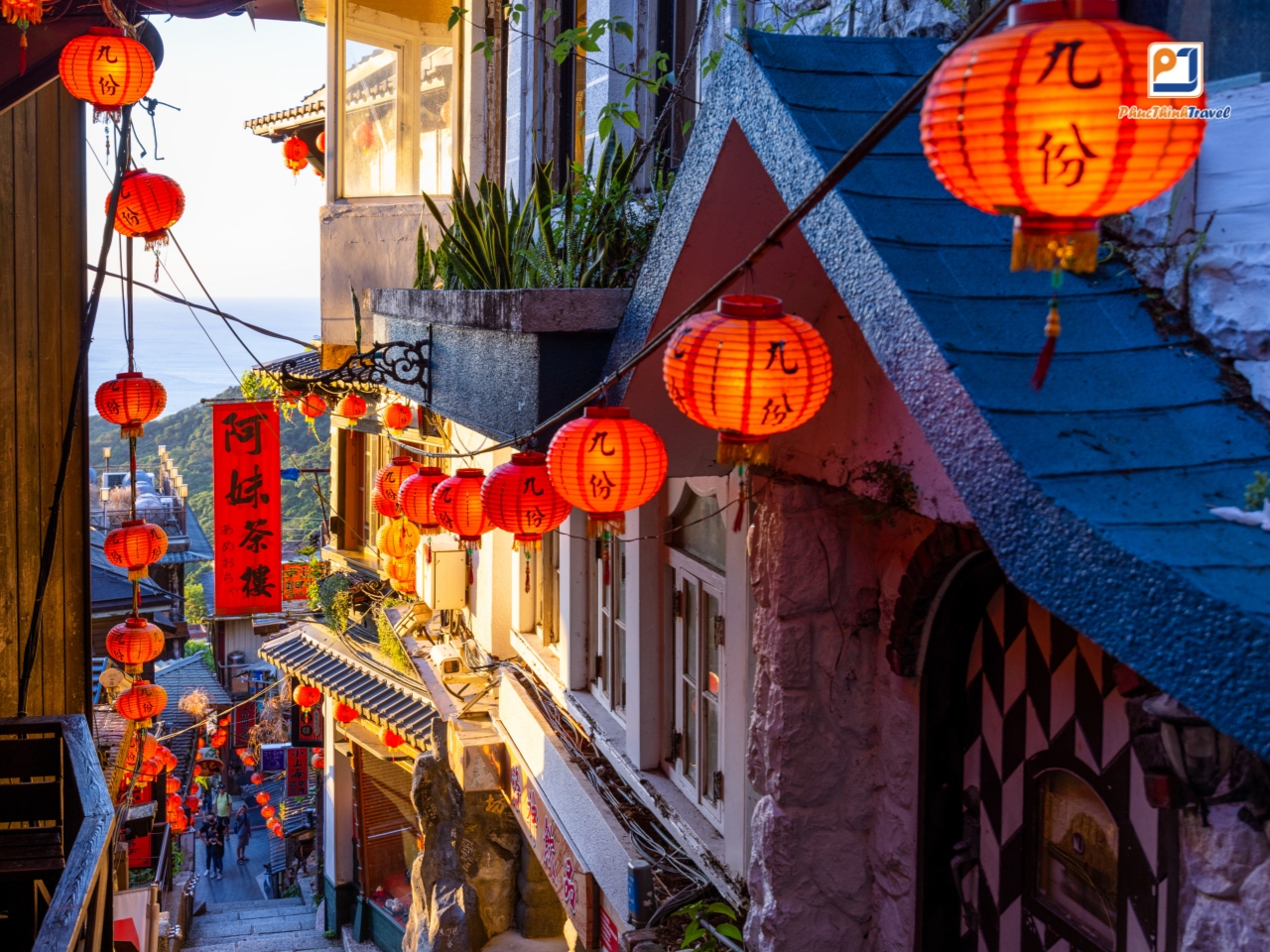 làng cổ jiufen vé máy bay đi đài loan