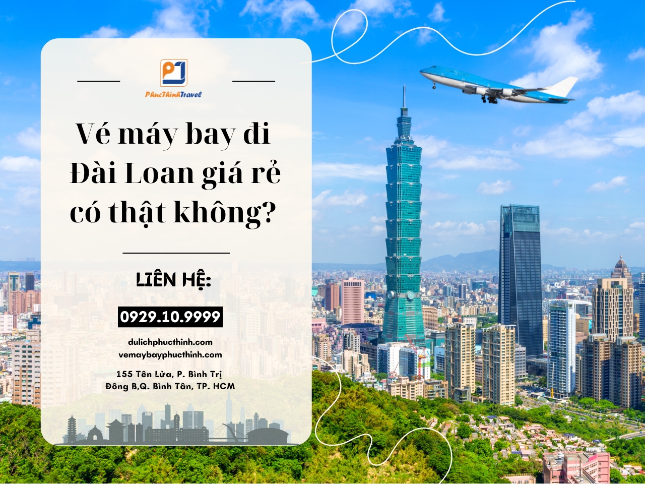 vé máy bay đi đài loan 