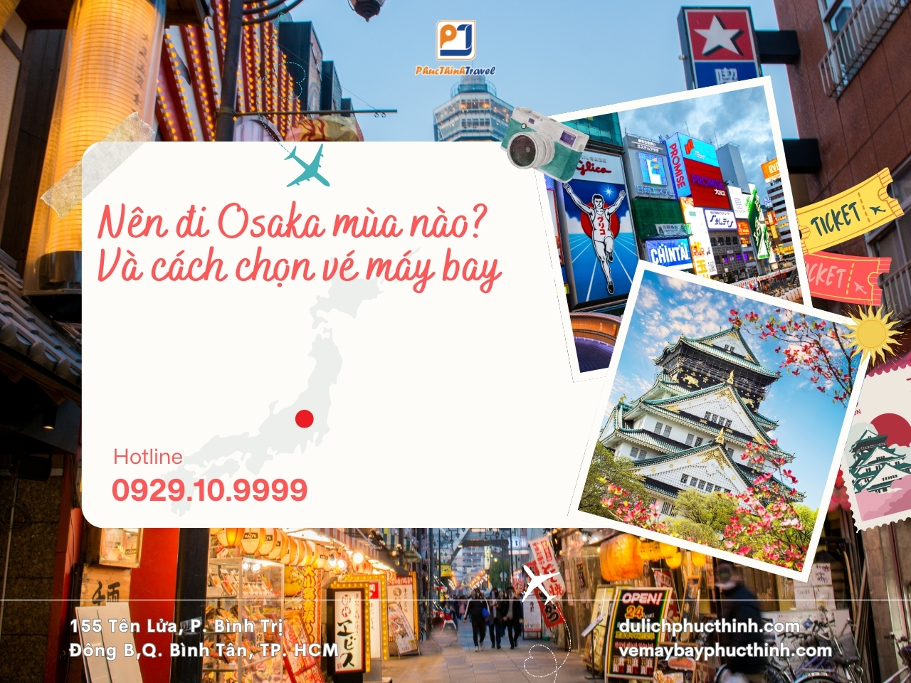 vé máy bay đi osaka vé máy bay phúc thịnh