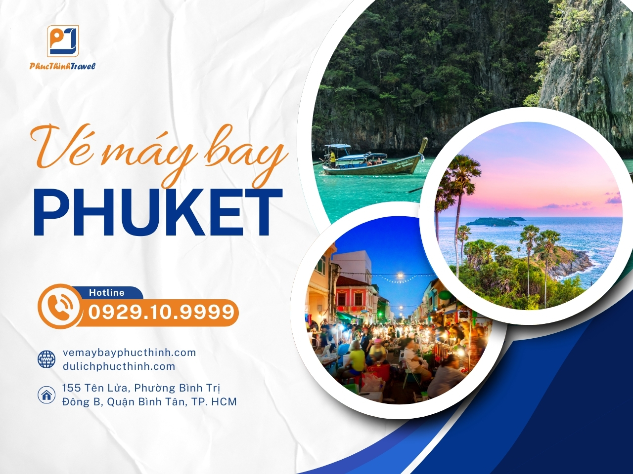 Vé máy bay giá rẻ đi Phuket vé máy bay Phúc Thịnh